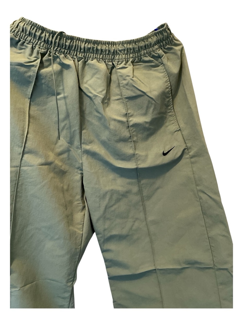 Nike Olive Green Drawstring Hem Track Pants - Picture 2 of 8